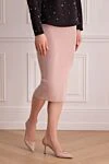 Tom Ford Pink skirt for women - 80% silk, 18% polyamide, 2% elastane. elastic belt. Country of manufacture: Italy. Care: specialized cleaning - photo 3