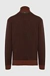 Zilli Cashmere men's golf brown - Geometric pattern. High neck. 100% cashmere. Country of manufacture: Italy. Care: specialized cleaning - photo 7