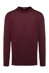 Zilli Cashmere and silk jumper purple for men - Neckline. 60% cashmere, 40% silk. Country of manufacture: Italy. Care: specialized cleaning - photo 1