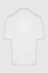Short sleeve jumper in silk and cotton white for men Zilli - Contrasting pattern. Short sleeve. 60% silk, 40% cotton. Country of manufacture: Italy. Care: specialized cleaning - photo 6