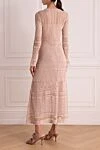 Pink cotton and polyamide dress for women D.Exterior - lace. 80% cotton, 20% polyamide. Country of manufacture: Italy. Care: specialized cleaning - photo 4