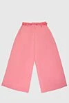 Women's skirt-pants with a belt pink D.Exterior - pants-skirt, belt. cotton, polyamide, elastane. elastic belt. Country of manufacture: Italy. Care: specialized cleaning - photo 6