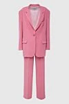 Forte dei Marmi Couture Women's pink polyester pantsuit - 100% polyester. Closure: buttons. two side pockets, two trouser pockets. Country of manufacture: Italy. Care: specialized cleaning - photo 1