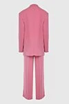 Forte dei Marmi Couture Women's pink polyester pantsuit - 100% polyester. Closure: buttons. two side pockets, two trouser pockets. Country of manufacture: Italy. Care: specialized cleaning - photo 7