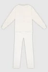 Walking suit made of cotton and elastane white for women Peserico - contrasting stripes. 94% cotton, 6% elastane. two side pockets. Country of manufacture: Italy. Care: specialized cleaning - photo 6