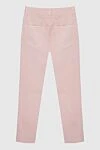 Women's pink cotton pants Peserico - four pockets. 100% cotton. zipper, button. Country of manufacture: Italy. Care: specialized cleaning - photo 6