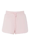 Zimmermann Shorts made of cotton and polyester pink for women - three pockets. 83% cotton, 17% polyester. elastic belt with lacing. Country of manufacture: Italy. Care: specialized cleaning - photo 1