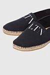 Valentino Espadrilles canvas black for men - Decor: fittings with logo and. Optional: leather interior. Composition: 100% canvas. Insole: leather. Country of manufacture: Italy. Care: specialized cleaning - photo 5