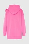 Valentino Hoodie made of cotton pink for women - Decor embroidery logo. hood, drawstring closure, front pocket. 100% cotton. Country of manufacture: Italy. Care: specialized cleaning - photo 7