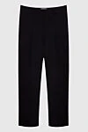 Valentino Women's classic black pants - four pockets. 65% wool, 35% silk. zipper, button. Country of manufacture: Italy. Care: specialized cleaning - photo 1