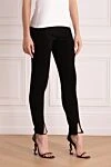 Max&Moi Black leggings for women - 71% viscose, 24% polyamide, 5% elastane. elastic belt. Country of manufacture: Italy. Care: specialized cleaning - photo 3