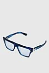 Balmain Sunglasses for women square blue - Logo. Case. Acetate. White. Country of manufacture: Italy. Care: specialized cleaning - photo 3