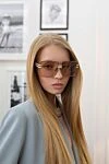 Balmain Солнцезащитные очки женские - Логотип. защита от ультрафиолетового излучения. Титан/100% полиамид. Розовые. Страна производитель: Франция. Уход: специализированная чистка - фото 7