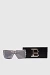 Balmain Sunglasses for sun protection for women - Logo. UV protection. Titanium/100% polyamide. Gray. Country of manufacture: Italy. Care: specialized cleaning - photo 5