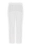 Loro Piana White linen cropped pants with a high waist women's - four pockets. 100% linen. zipper, button. Country of manufacture: Italy. Care: specialized cleaning - photo 1