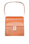 Balmain Women's leather bag bright orange - logo. textile. Country of manufacture: Italy. Care: specialized cleaning - photo 1