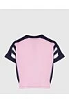 Balmain Women's Cotton Pink T-shirt with Combined Print - combined print. 100% cotton. Country of manufacture: Italy. Care: specialized cleaning - photo 7