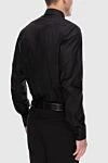 Men's black cotton shirt Dolce & Gabbana - 100% cotton. Closure: buttons. Country of manufacture: Italy. Care: specialized cleaning - photo 4