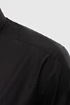 Men's black cotton shirt Dolce & Gabbana - 100% cotton. Closure: buttons. Country of manufacture: Italy. Care: specialized cleaning - photo 6