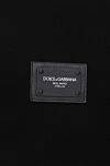 Dolce & Gabbana Black cotton polo shirt with a brand logo patch for men - Brand Logo Patch. 100% cotton. Buttons. Country of manufacture: Italy. Care: specialized cleaning - photo 5