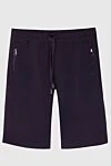 Dolce & Gabbana Black cotton shorts for men - 100% cotton. Closure: zippers on pockets, drawstring. two side pockets, two back pockets. Country of manufacture: Italy. Care: specialized cleaning - photo 1