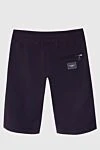 Black cotton shorts for men Dolce & Gabbana - 100% cotton. Closure: zippers on pockets, drawstring. two side pockets, two back pockets. Country of manufacture: Italy. Care: specialized cleaning - photo 2