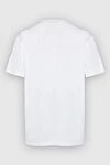 White cotton T-shirt for men Dolce & Gabbana - logo. 100% cotton. Country of manufacture: Italy. Care: specialized cleaning - photo 6