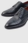 Doucal`s Shoes for men made of leather blue - 100% leather. Lace-up. Interior: Leather. Insole: Leather. Heel height: 2cm. Outsole: Other materials. Country of manufacture: Italy. Care: specialized cleaning - photo 5