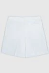 Women's white silk shorts with elastic waistband Jacob Cohen - one pocket. 97% cotton, 3% elastane. zipper. Country of manufacture: Italy. Care: specialized cleaning - photo 6