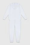 Fabiana Filippi Walking suit made of cotton and elastane white for women - logo. 100% cotton. Closure: drawstring. hood: yes. Country of manufacture: Italy. Care: specialized cleaning - photo 7