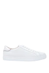 Fabiana Filippi Women's classic cotton sneakers in white - cotton. lacing. Country of manufacture: Italy. Care: specialized cleaning - photo 1