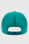 Green polyamide cap for men Loro Piana - Contrasting logo embroidery. 100% polyamide. Country of manufacture: Italy. Care: specialized cleaning - photo 4