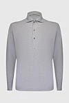 Brunello Cucinelli Gray cotton shirt for men - 100% cotton. Closure: three button placket. Country of manufacture: Italy. Care: specialized cleaning - photo 1