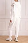 White cotton walking suit for women Ermanno Scervino - embroidery. 100% cotton. hood: yes. Country of manufacture: Italy. Care: specialized cleaning - photo 4