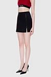 Ermanno Scervino Black acetate and viscose skirt for women - cuts. 51% acetate, 49% viscose. Country of manufacture: Italy. Care: specialized cleaning - photo 3