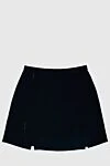 Black acetate and viscose skirt for women Ermanno Scervino - cuts. 51% acetate, 49% viscose. Country of manufacture: Italy. Care: specialized cleaning - photo 6