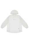 Panicale White polyester jacket for women - hood. 100% polyester. zipper, drawstring. two side pockets. Country of manufacture: Italy. Care: specialized cleaning - photo 1