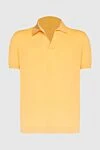 Loro Piana Polo made of cotton yellow for men - 100% cotton. Country of manufacture: Italy. Care: specialized cleaning - photo 1