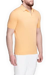 Loro Piana Polo made of cotton yellow for men - 100% cotton. Country of manufacture: Italy. Care: specialized cleaning - photo 3