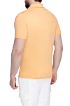 Polo made of cotton yellow for men Loro Piana - 100% cotton. Country of manufacture: Italy. Care: specialized cleaning - photo 4