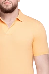 Loro Piana Polo made of cotton yellow for men - 100% cotton. Country of manufacture: Italy. Care: specialized cleaning - photo 5