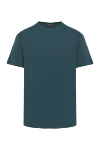 Loro Piana Green silk and cotton T-shirt for men - 60% silk, 40% cotton. Country of manufacture: Italy. Care: specialized cleaning - photo 1