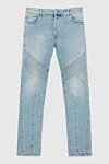 Balmain Blue cotton jeans for men - 