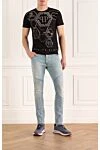 Blue cotton jeans for men Balmain - 