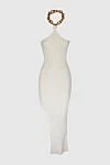 Giuseppe Di Morabito White cotton dress for women - Decoration: gilded chain on the strap. 100% cotton. Country of manufacture: Italy. Care: specialized cleaning - photo 1