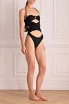 Giuseppe Di Morabito Swimsuit compatible with polyamide and elastane black women's - 80% polyamide, 20% elastane. Country of manufacture: Italy. Care: specialized cleaning - photo 3