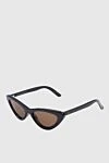 Giuseppe Di Morabito Cat Eye glasses for sun protection black for women - UV protection. acetate. light-browm. Country of manufacture: Italy. Care: specialized cleaning - photo 3