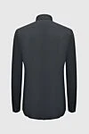 Men's black shirt Alessandro Gherardi - 76% cotton, 21% polyamide, 3% elastane. Closure: buttons. Country of manufacture: Italy. Care: specialized cleaning - photo 6