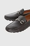 Cesare di Napoli Brown leather men's moccasins - Metal Buckle. 100% leather. Interior: Leather. Insole: Leather. Outsole: Other materials. Country of manufacture: Italy. Care: specialized cleaning - photo 5