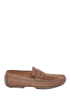 Cesare di Napoli Brown nubuck moccasins for men - Leather buckle. 100% nubuck. Interior: Leather. Insole: Leather. Outsole: Other materials. Country of manufacture: Italy. Care: specialized cleaning - photo 1